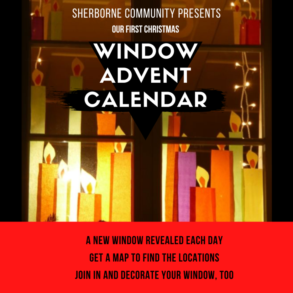 Window advent poster